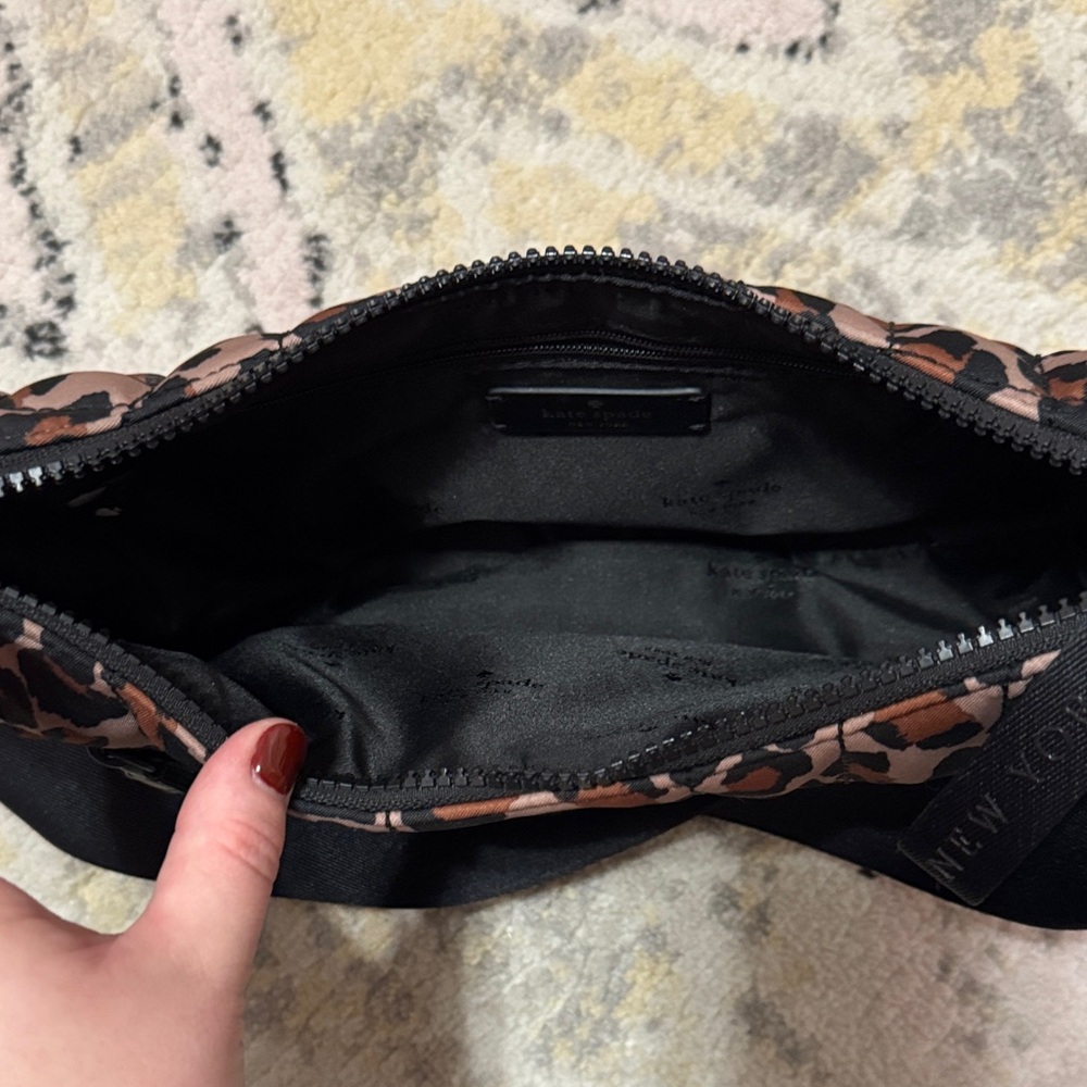 Kate Spade Black and Brown Leopard Crossbody Bag - Picture 3 of 5